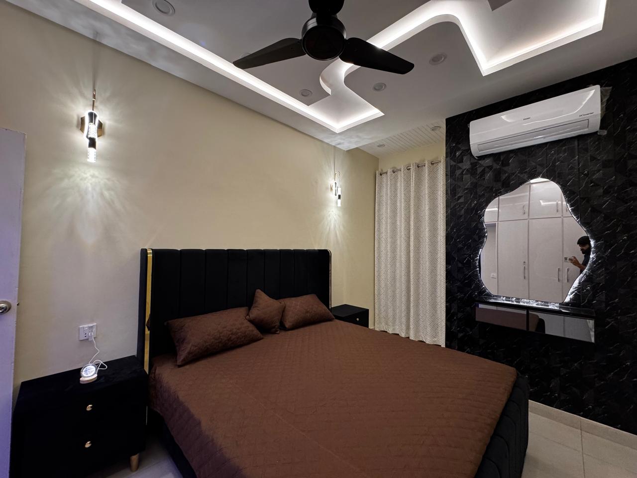 Furnished apartment for rent in Bahria Town Lahore with modern interior and stylish furniture