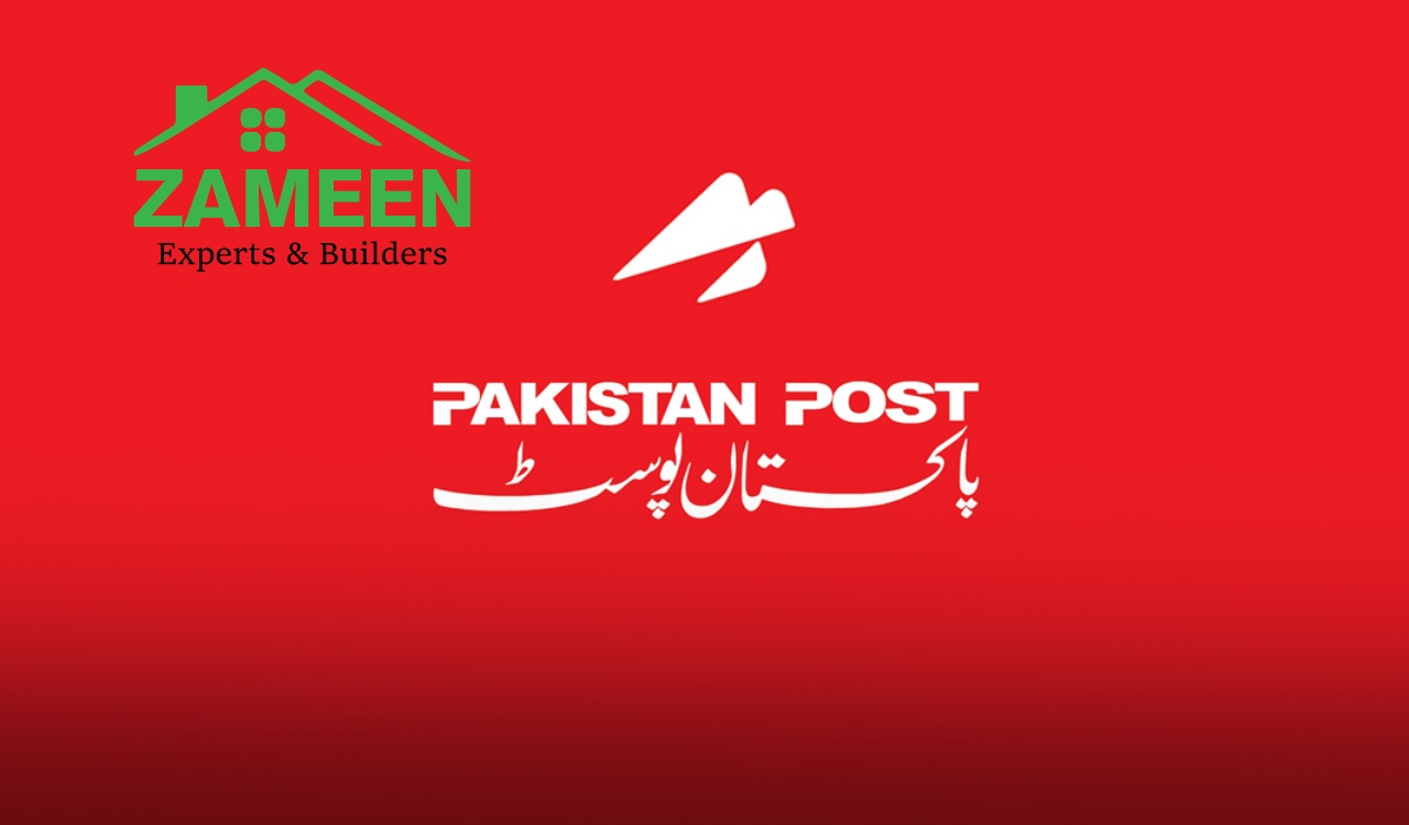 Map showing postal codes of Lahore with clearly labeled areas and zip code divisions.