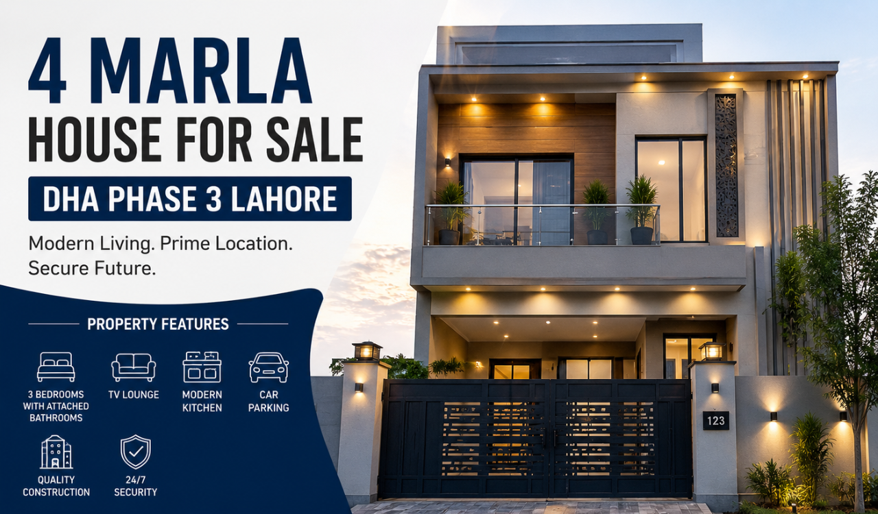 4 marla house for sale in DHA Phase 3 Lahore