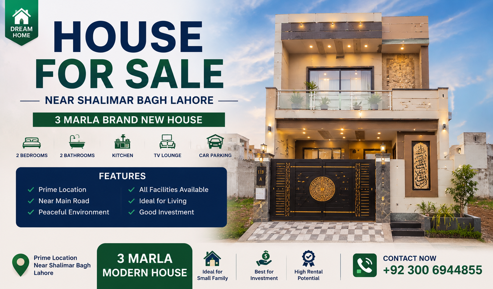 House for Sale near Shalimar Bagh Lahore