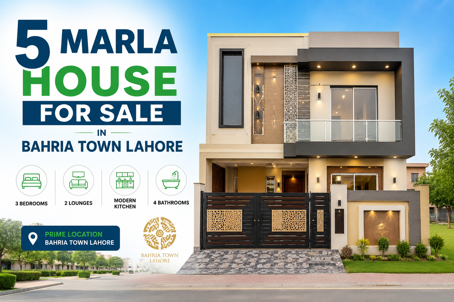 5 Marla House for Sale in Bahria Town Lahore