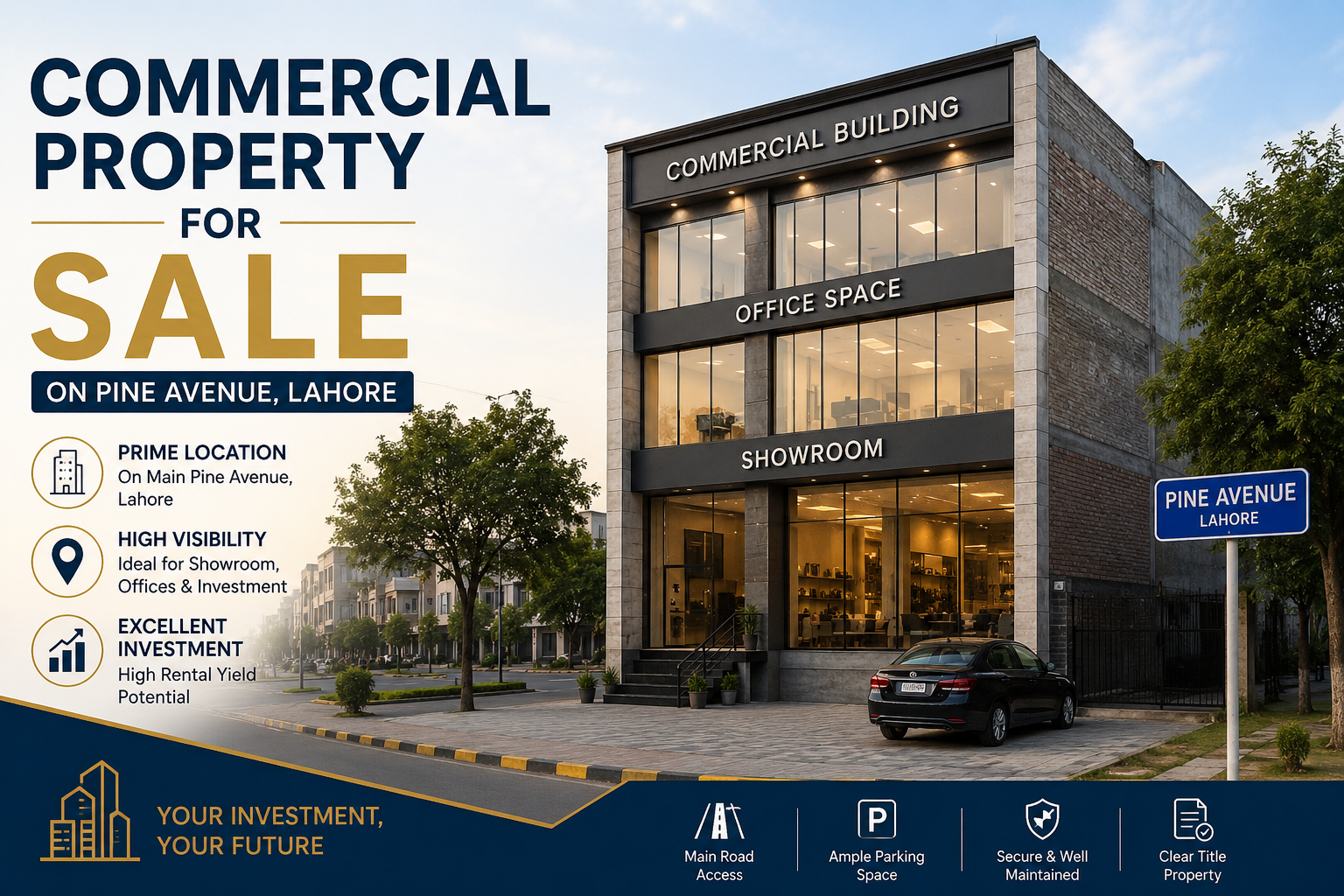 Commercial Property for Sale on Pine Avenue, Lahore