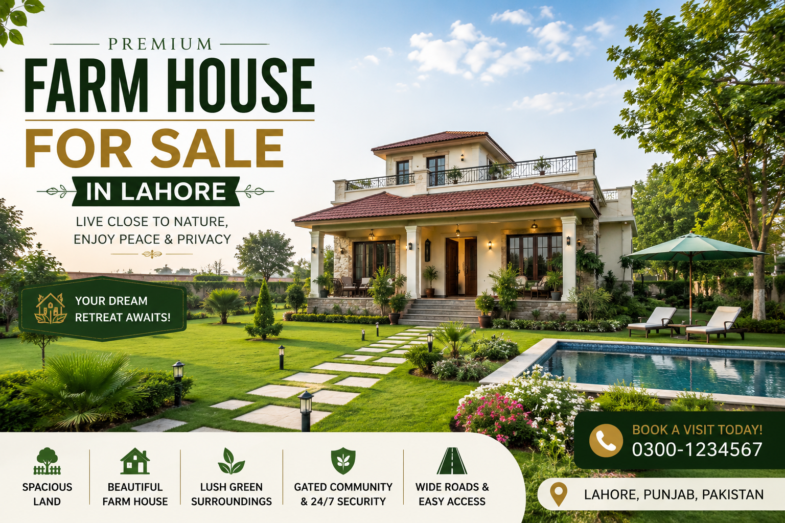 farm house for sale in lahore