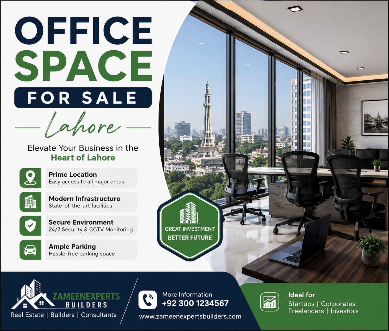 office Space for Sale Lahore