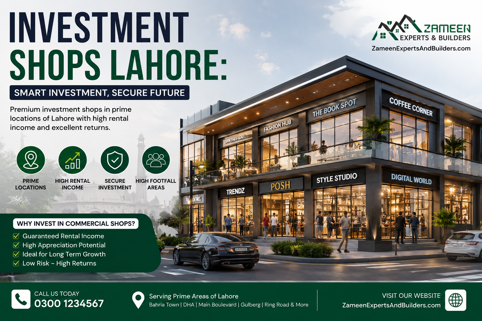 Investment Shops Lahore