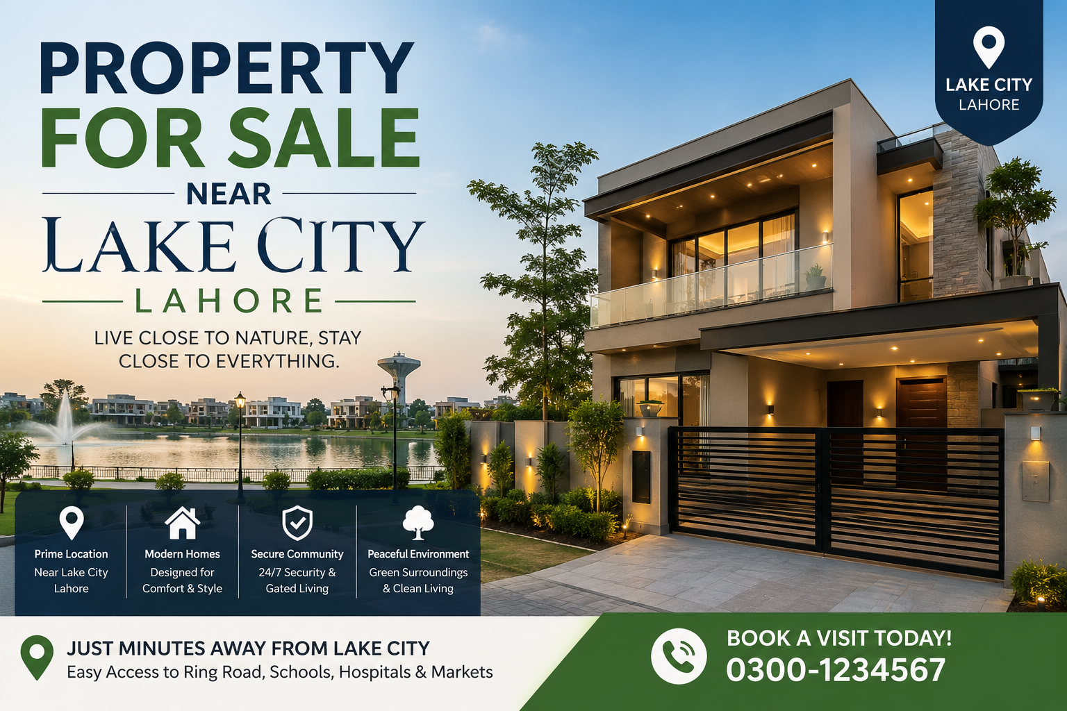property for sale near Lake City Lahore