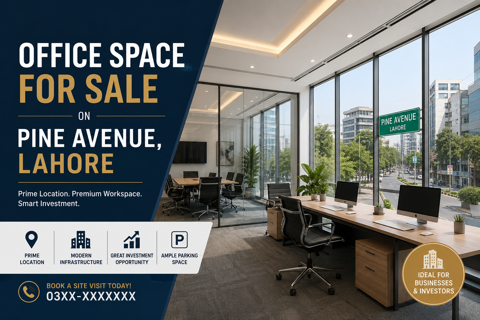 Office Space for Sale in Pine Avenue Lahore