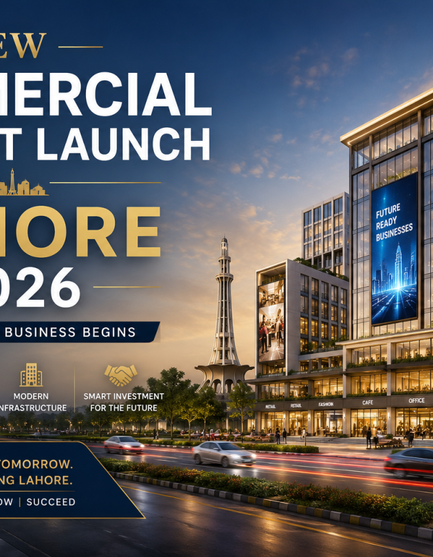 new commercial project launch Lahore 2026