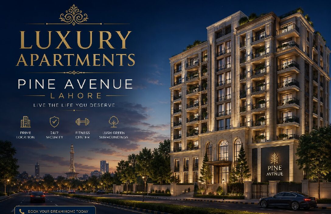 luxury apartments Pine Avenue Lahore