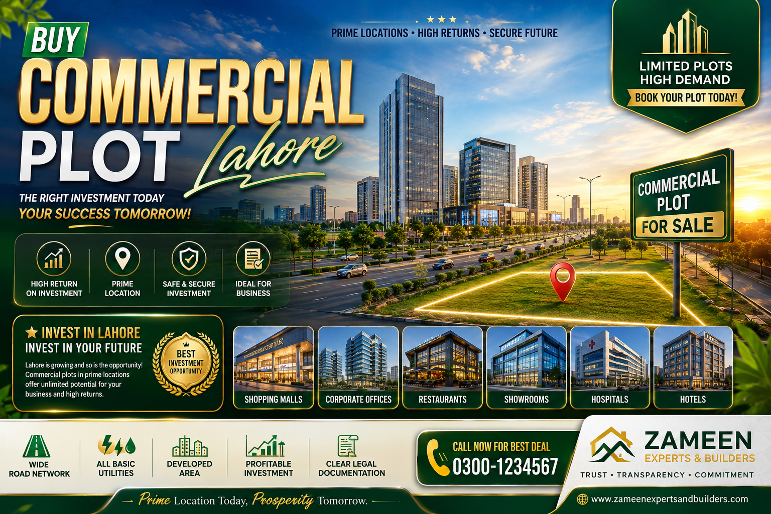 Buy Commercial Plot Lahore