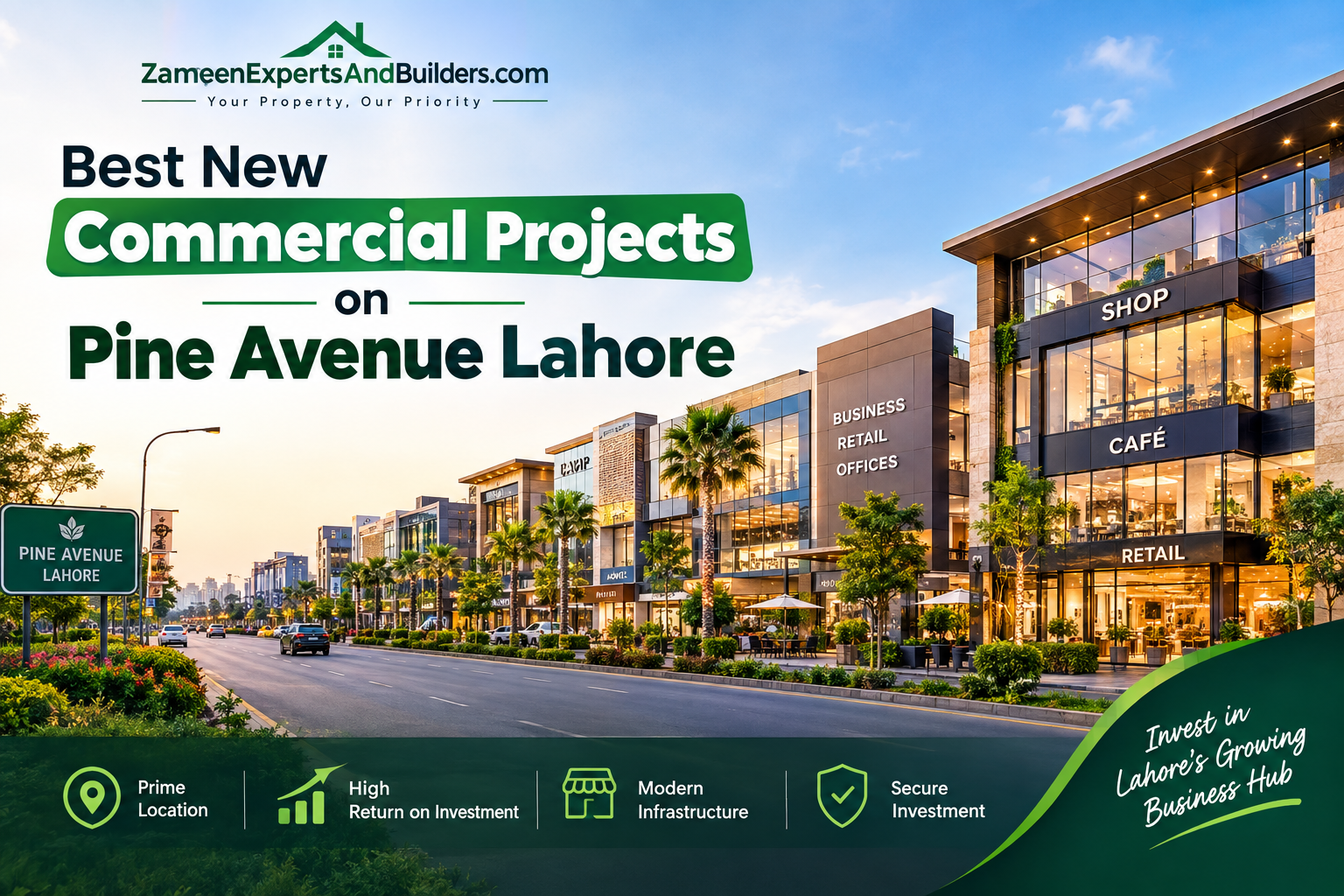 Commercial Projects Pine Avenue Lahore