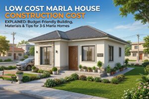low cost marla house