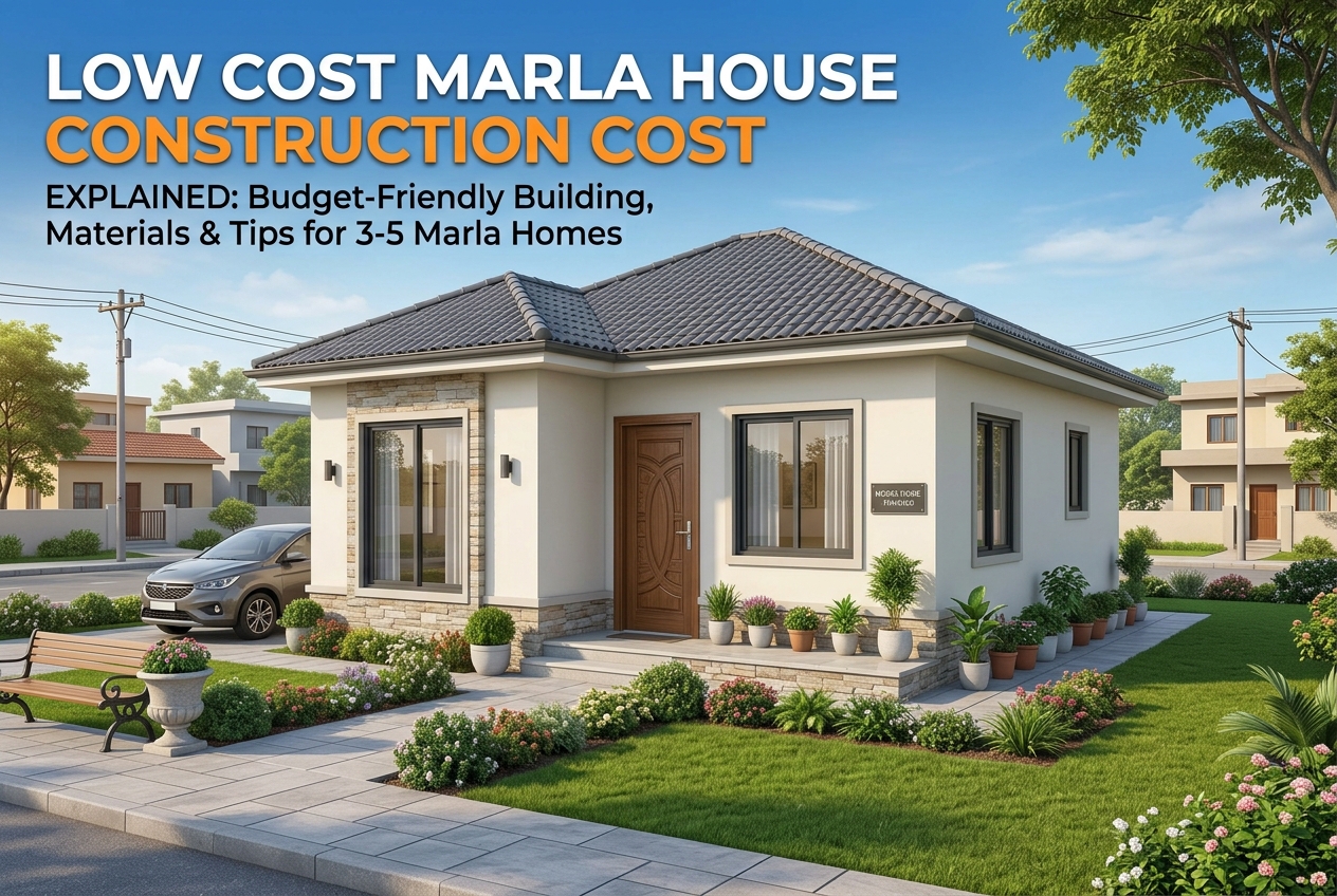 low cost marla house