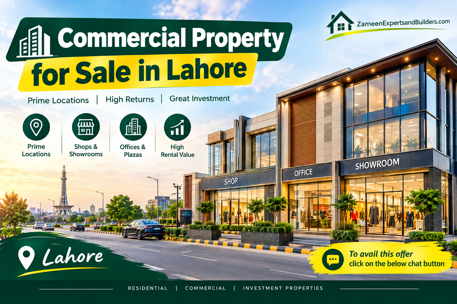 Commercial Property for Sale in Lahore