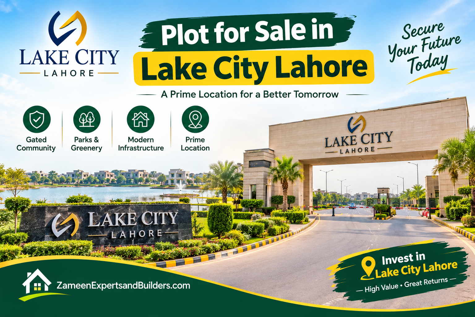 plot for sale in lake city lahore
