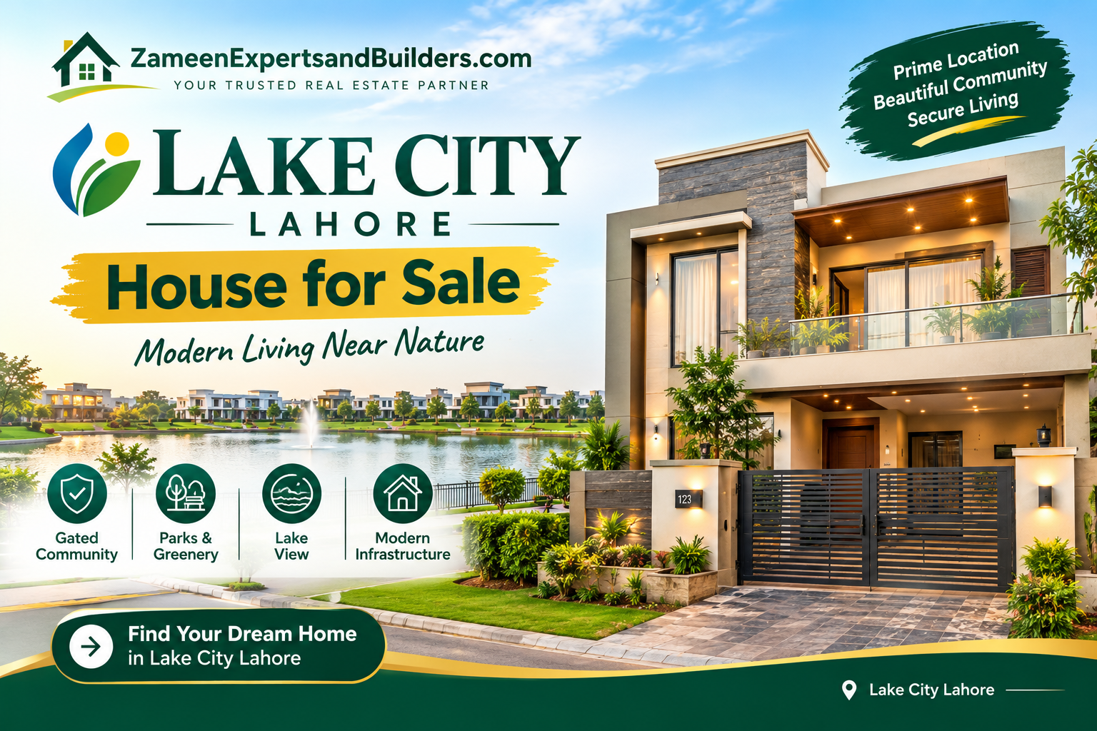 Lake City Lahore House for Sale